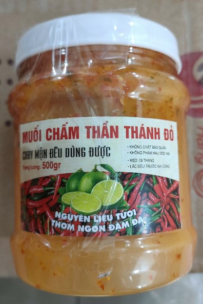 Muối Chấm Thần Thánh Đỏ Vân Anh 500g